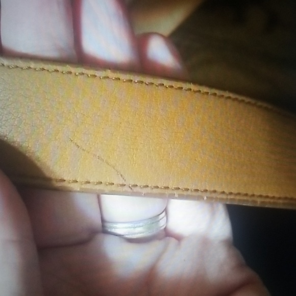 Coach Suede and Leather Striped Signature Shoulder Bag๐ - Picture 15 of 16